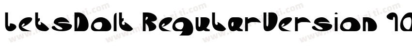 LetsDoIt RegularVersion 100字体转换